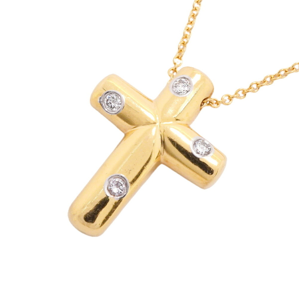 TIFFANY & CO. 18k Gold Diamond Necklace